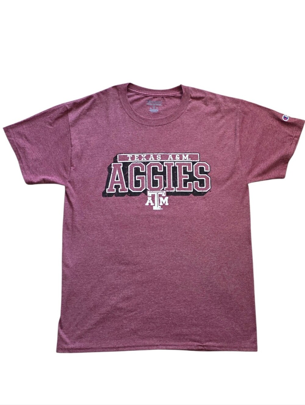 ​Texas A&M Aggies Champion Medium Maroon Collegiate Tee Shirt